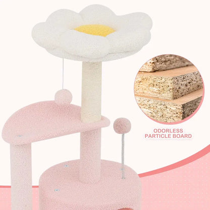 Cat Tower, Activity Tree For Indoor Cats, Cozy Condo