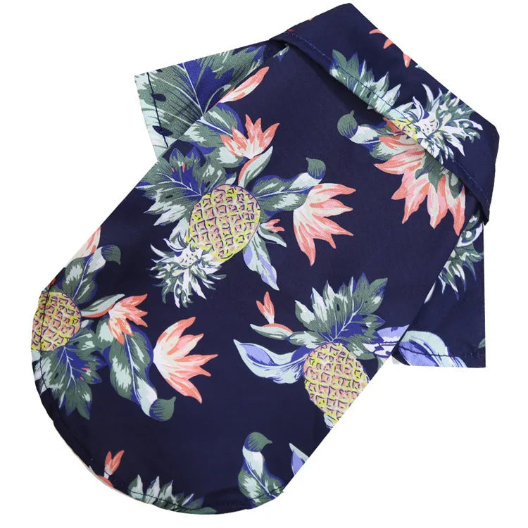 Hawaiian Style Dog Summer Clothing