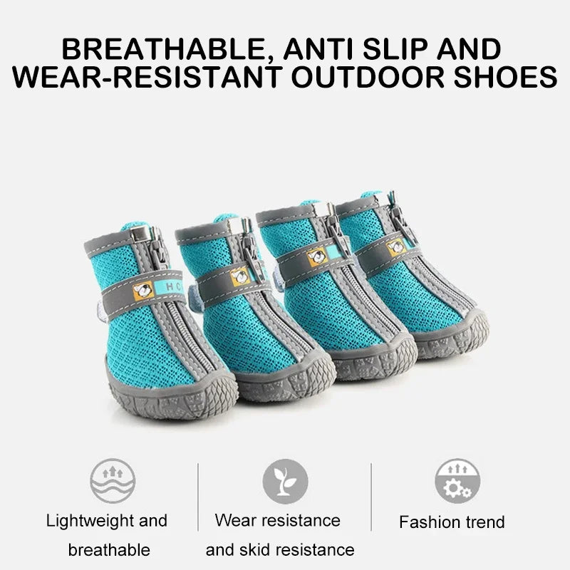 Protection Paw Pet Shoes, Breathable, Non-Slip, Reflective
