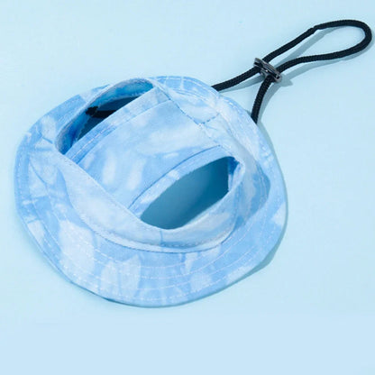 Outdoors Sun Hat with Ear Holes For Pets