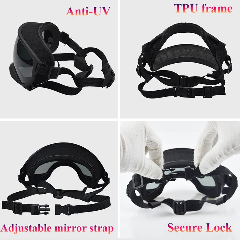 Dog Goggles Anti-UV Sun Eyewear Protection