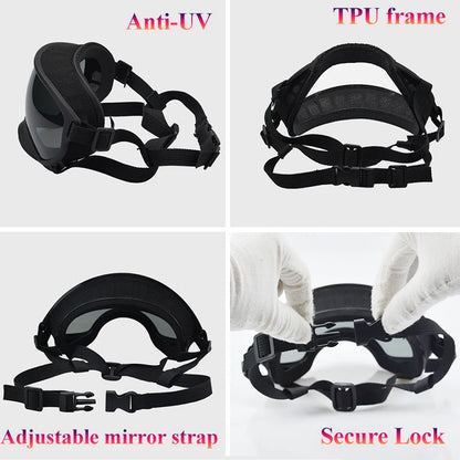 Dog Goggles Anti-UV Sun Eyewear Protection