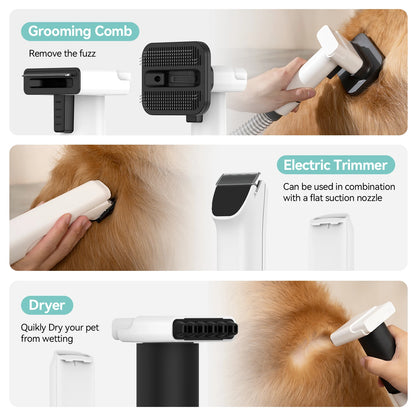 Vacuum Cleaner & Hair Dryer, Pet Grooming Tool Set