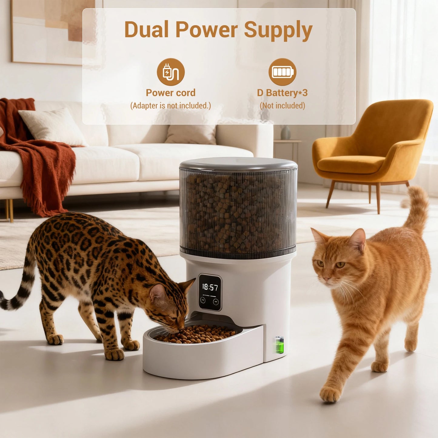 Programmable, Automatic Pet Feeder.
