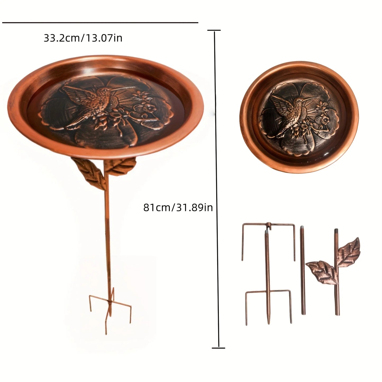 Outdoor Vintage Iron Bird Feeder Waterer
