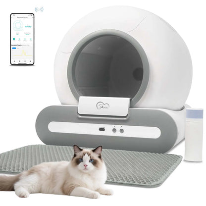 Self-Cleaning Cat Litter Box, App Control