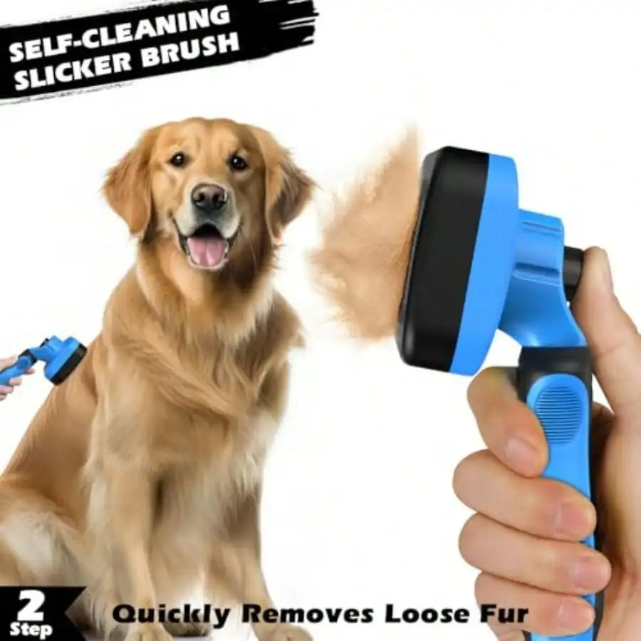 Grroming Brush Set, Dematting and Flea Comb