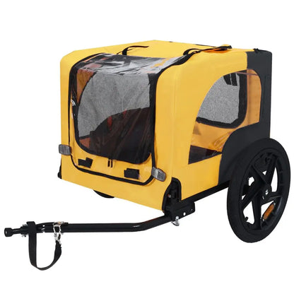 Dog Trailer for Bicycle, Easy Folding Frame,