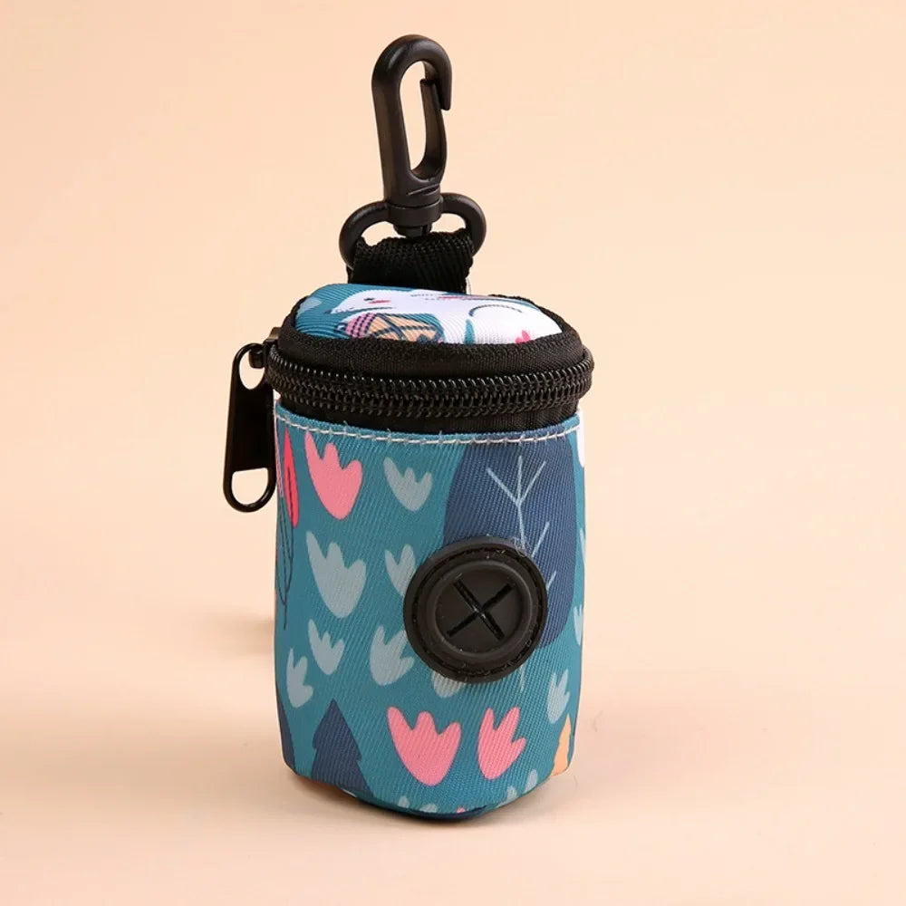 Hangable Dog Poop Bag Dispenser Zipper Top