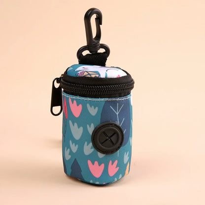 Hangable Dog Poop Bag Dispenser Zipper Top