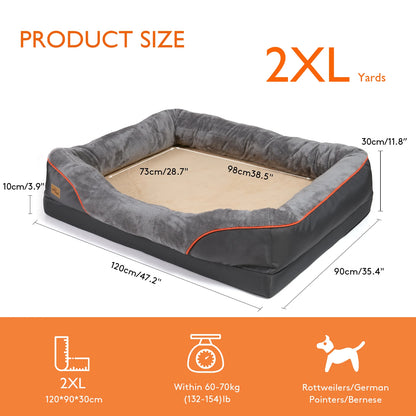 Large Dog Bed Comfortable Anti Allergy Warm Fleece