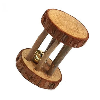 Rabbit Roller Toys Natural Wooden Pine