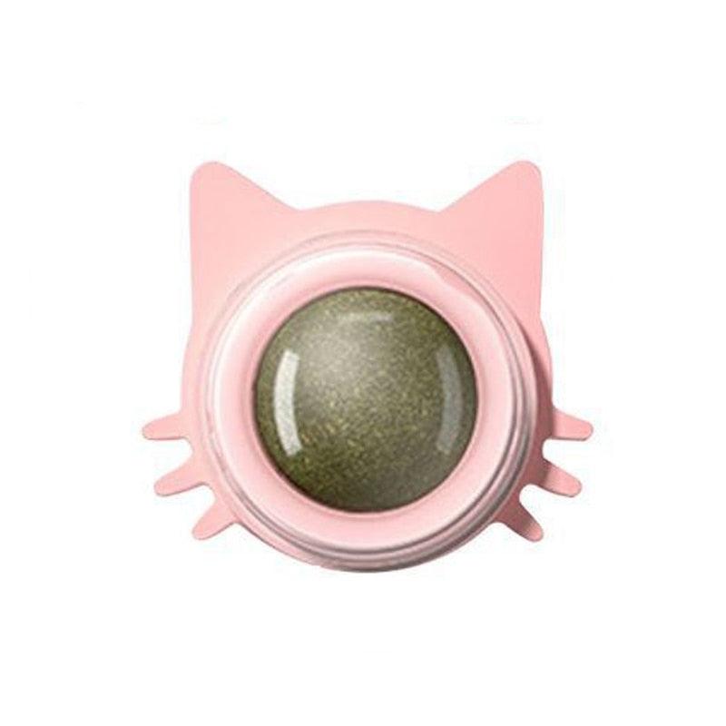 The Wall Cat Ball, Lickable Snack, Self-Rotating, Teeth Cleaning