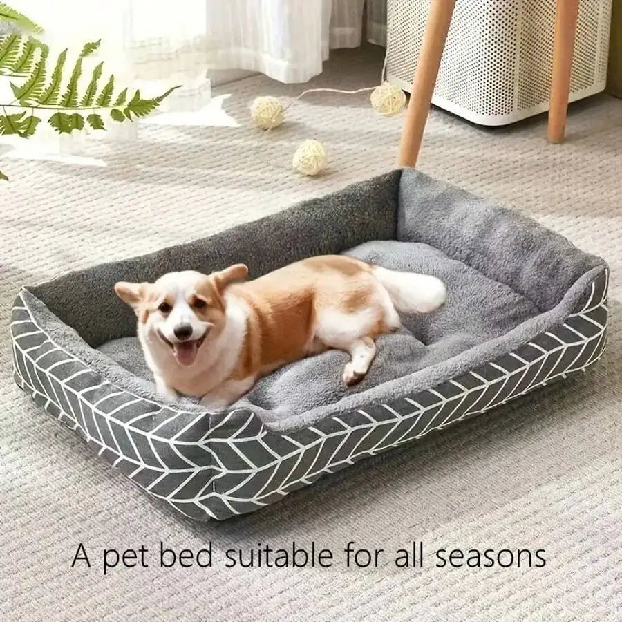 Super Soft, Plush Dog Cat Bed, Anti-Slip