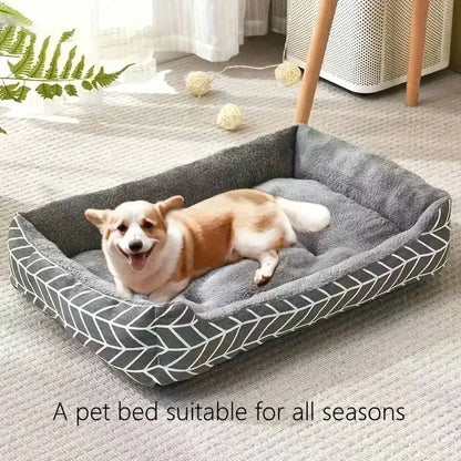 Super Soft, Plush Dog Cat Bed, Anti-Slip