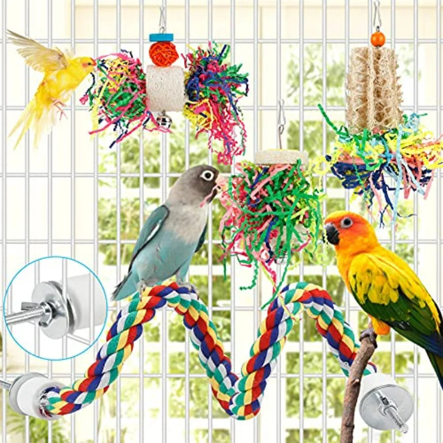 Hanging Bird Shredding/ Foraging Toys