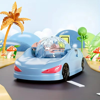 Sports Car Toy With Interactive Rolling Ball For Hamsters