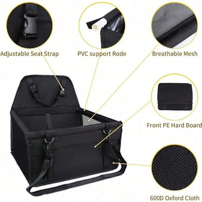 Breathable Pet Car Seat Adjustable Safety Belt