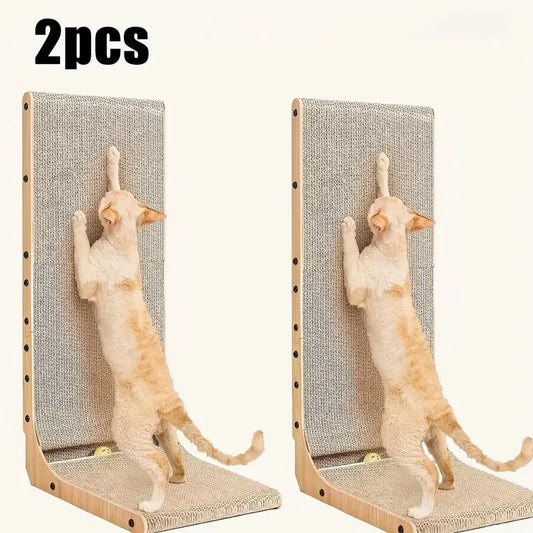 Indoor L Shaped Cat Scratching Post
