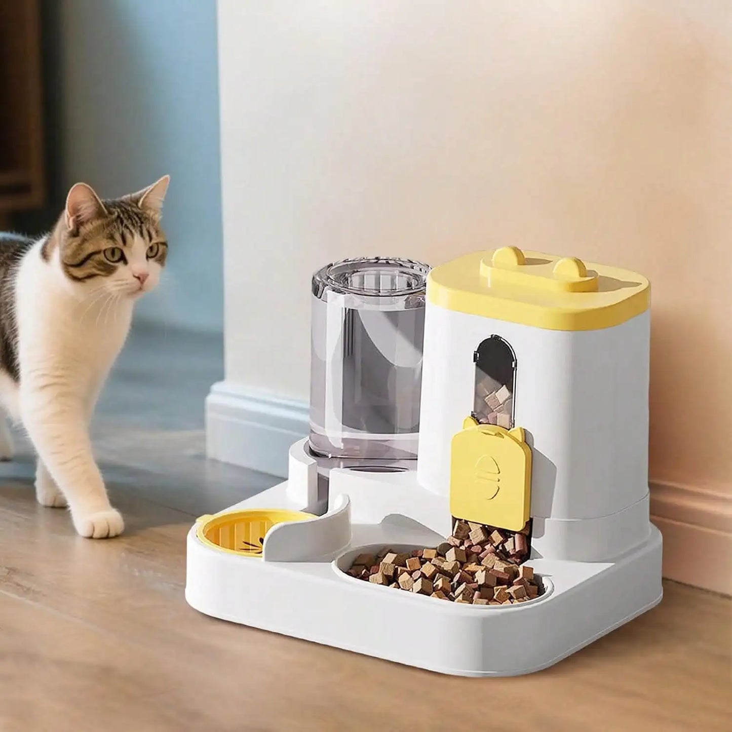 2L Cat Feeder and Water Dispenser, Automatic