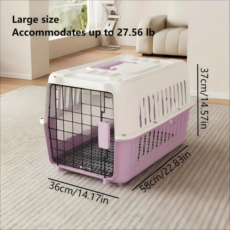 Travel Carrier for Cats & Small Dogs, Breathable