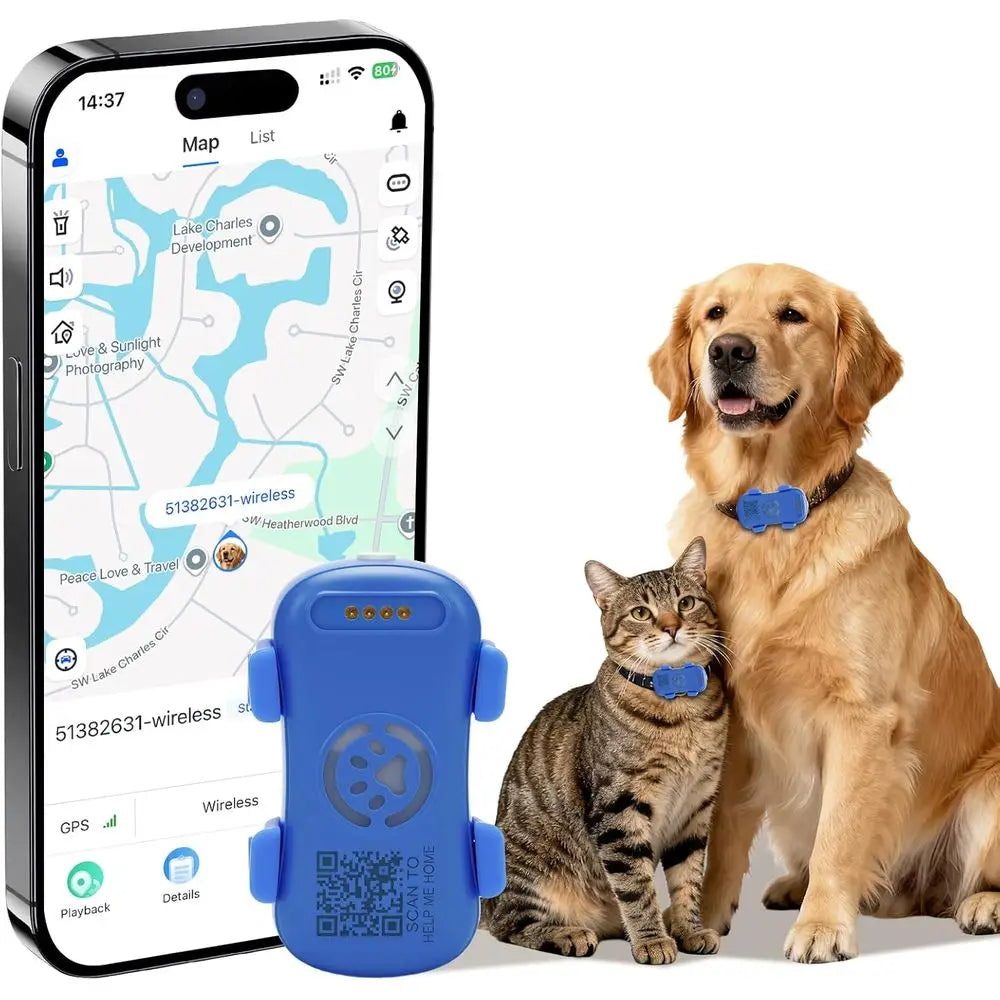 GPS Location Tracker for Pets with Smart Alerts