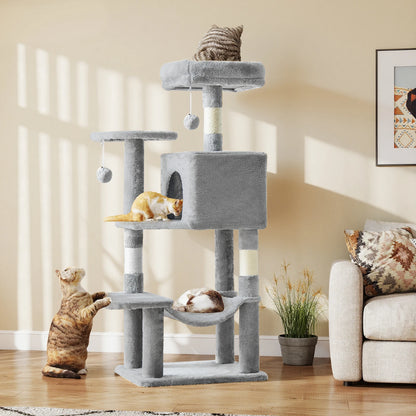 Multi-Cat Climbing Tower for Indoor Cat