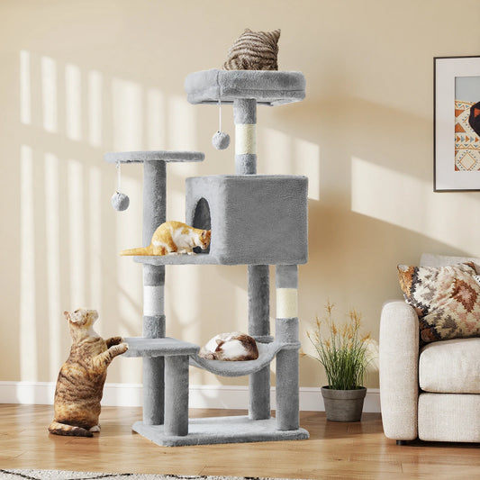 Multi-Cat Climbing Tower for Indoor Cat