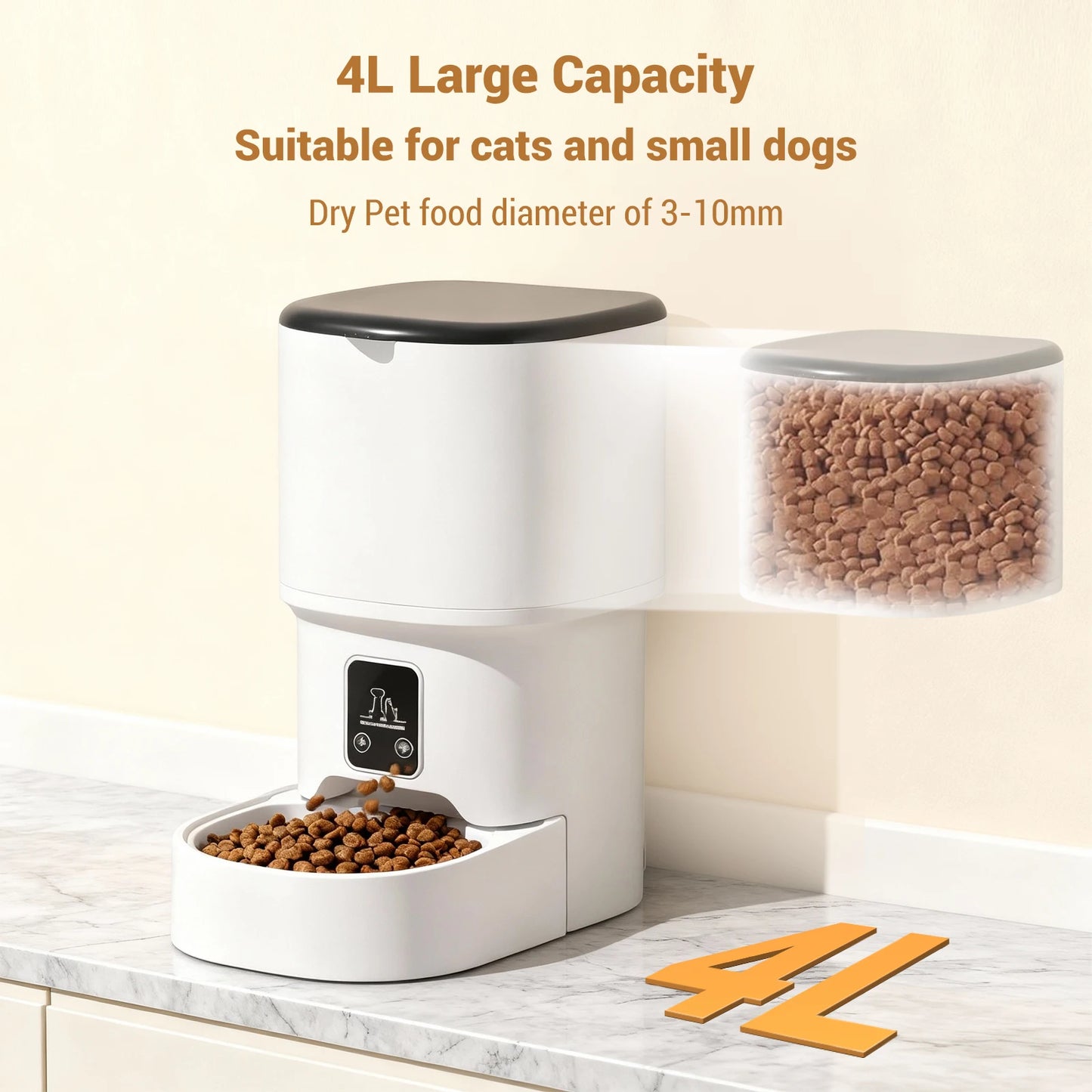 Programmable, Automatic Pet Feeder.