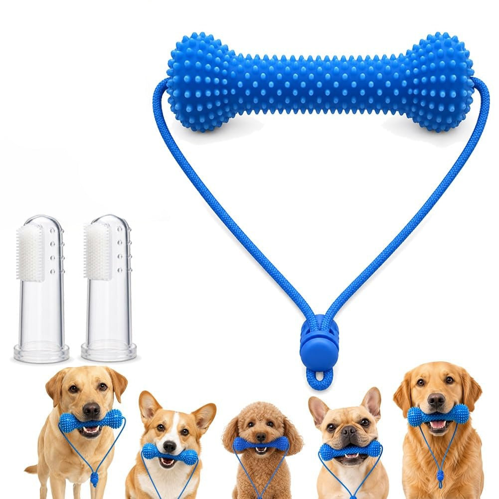 Dual-Action Dental Prop, Bite And Cleaning Toy For Dogs