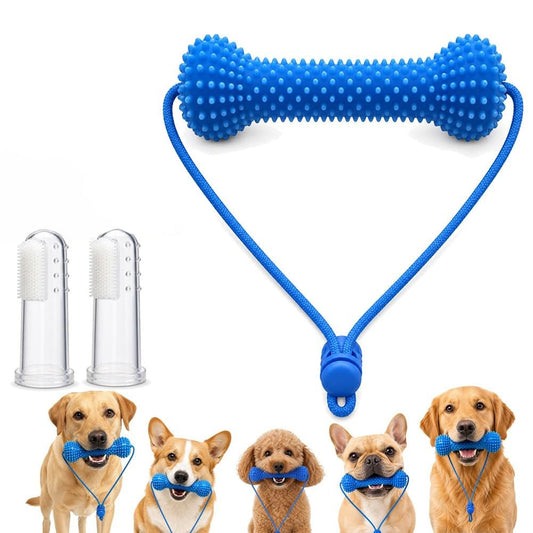 Dual-Action Dental Prop, Bite And Cleaning Toy For Dogs