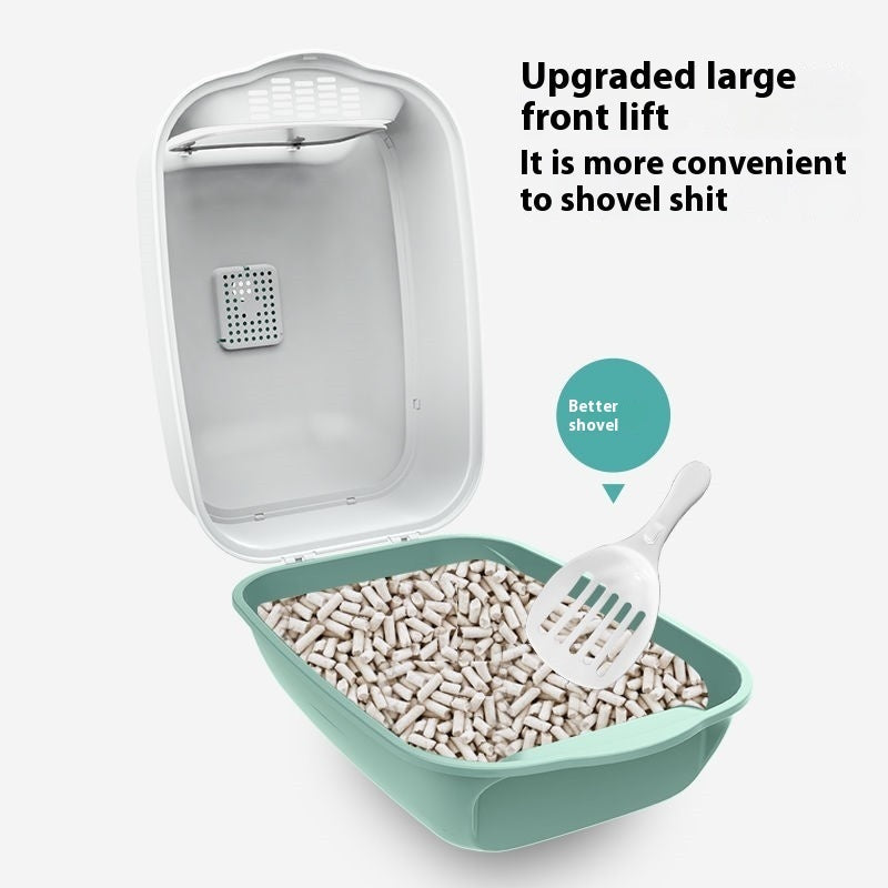 Cat Litter Box Fully Enclosed