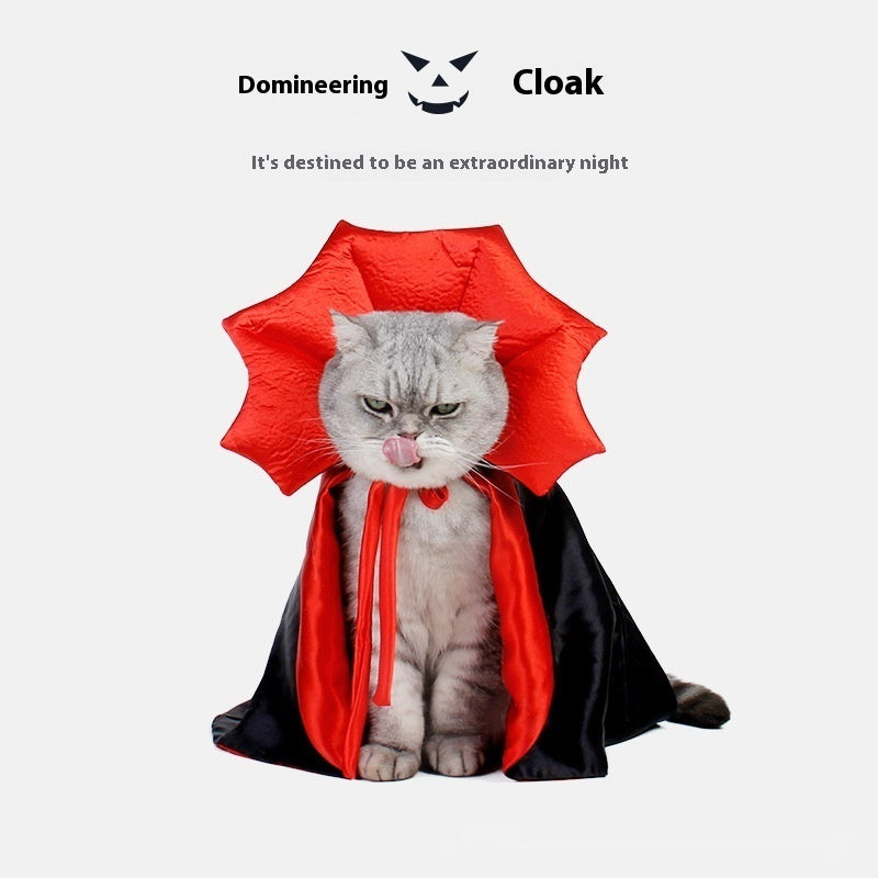 Cute Halloween Vampire Cloak For Small Dogs Cats