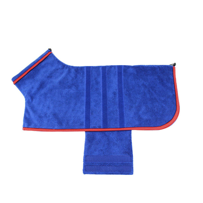 Dog Bathrobe Towel Drying Clothes
