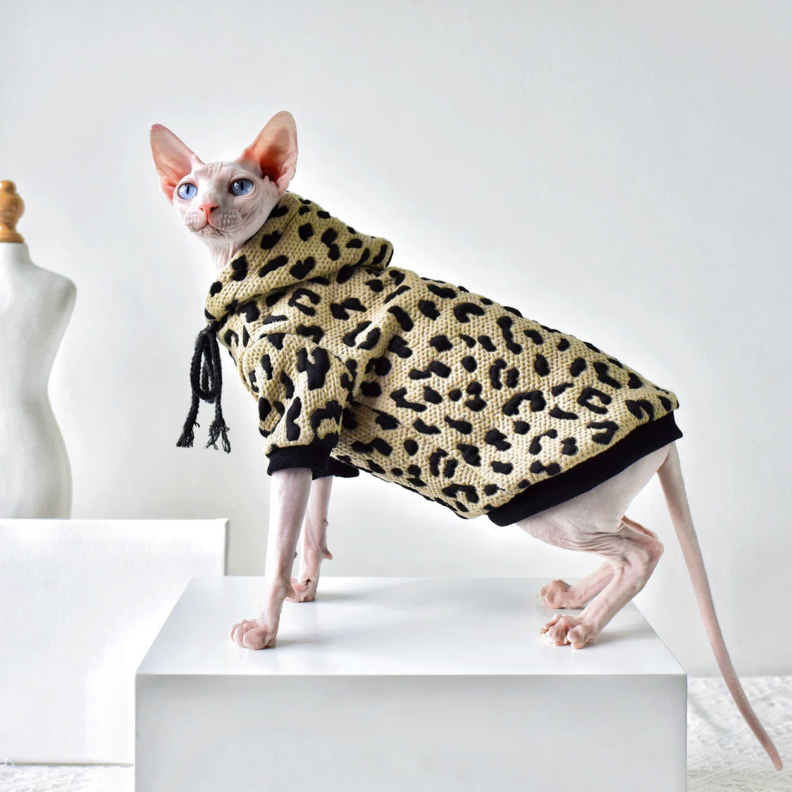 Cotton Camouflage Sweater Hairless Cat