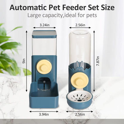 Hanging Automatic Food Water Dispenser For Hamsters and Other Small Animals