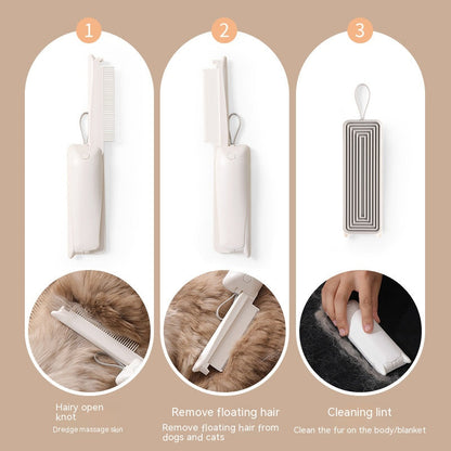 Pet Groomer Hair Removal Brush Cats and Dogs