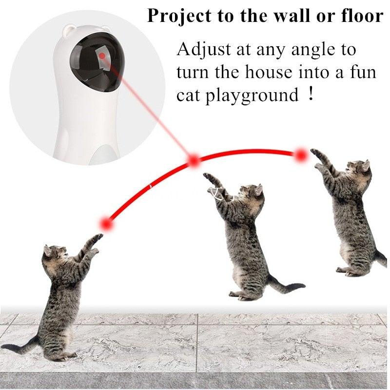 Cat Laser Toy Interactive USB Charge Random Speeds