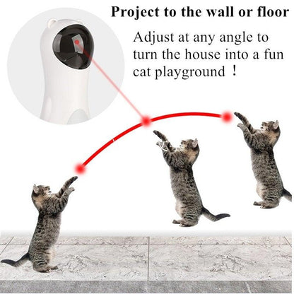 Cat Laser Toy Interactive USB Charge Random Speeds