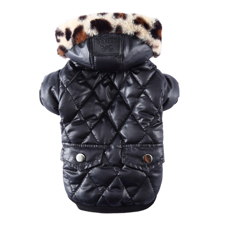 Dog Autumn and Winter Coat Fur Collar