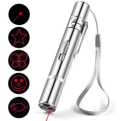 Laser Pointer Cat Toy, Red Dot LED Pen, Interactive