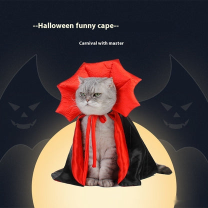 Cute Halloween Vampire Cloak For Small Dogs Cats