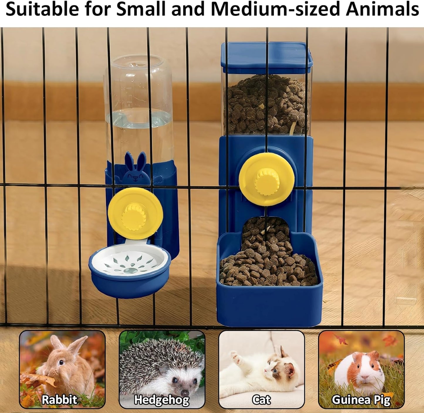 Hanging Automatic Food Water Dispenser For Hamsters and Other Small Animals