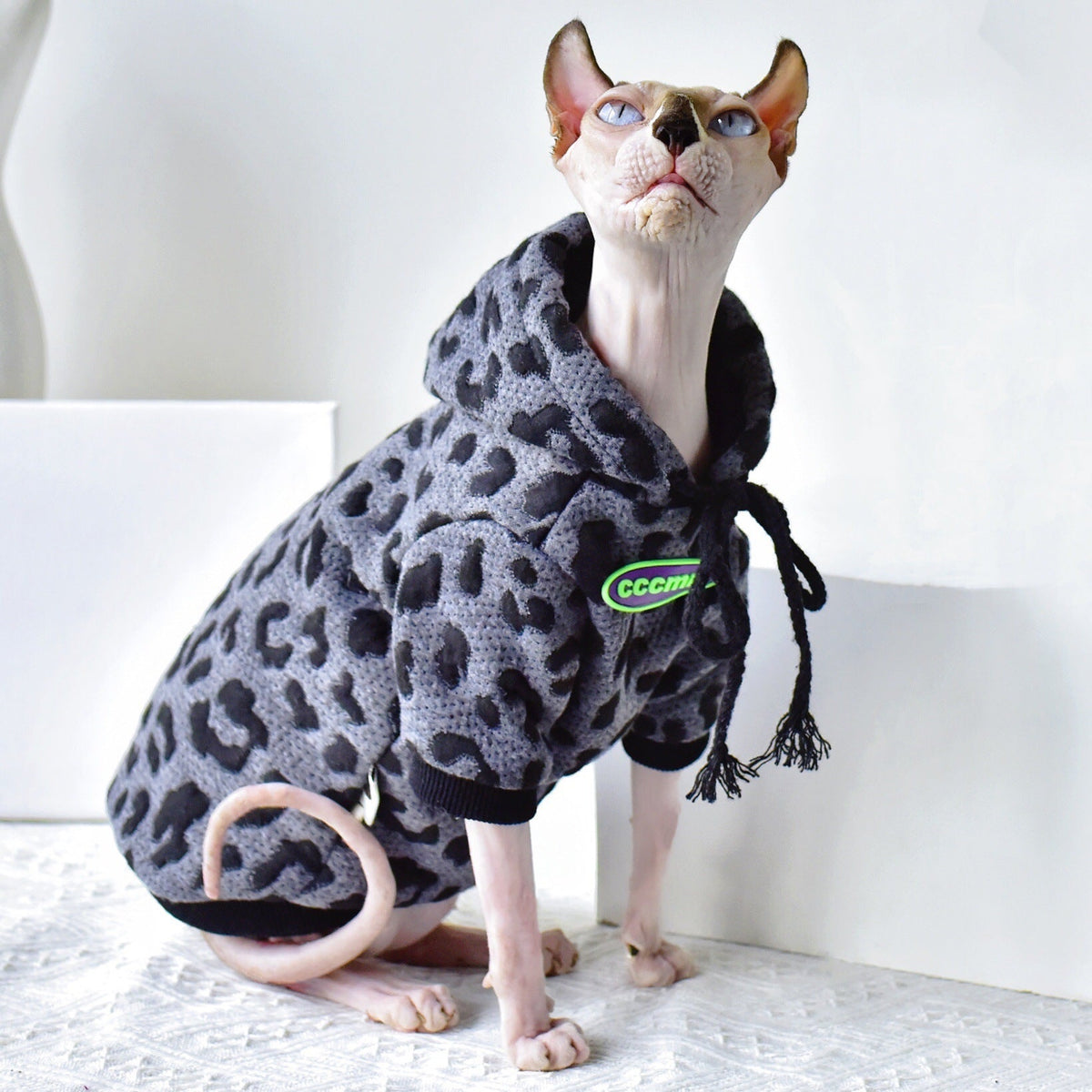 Cotton Camouflage Sweater Hairless Cat