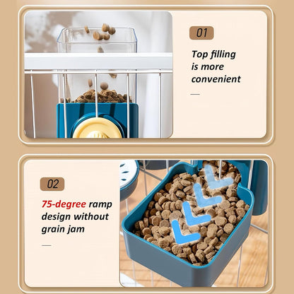 Hanging Automatic Food Water Dispenser For Hamsters and Other Small Animals