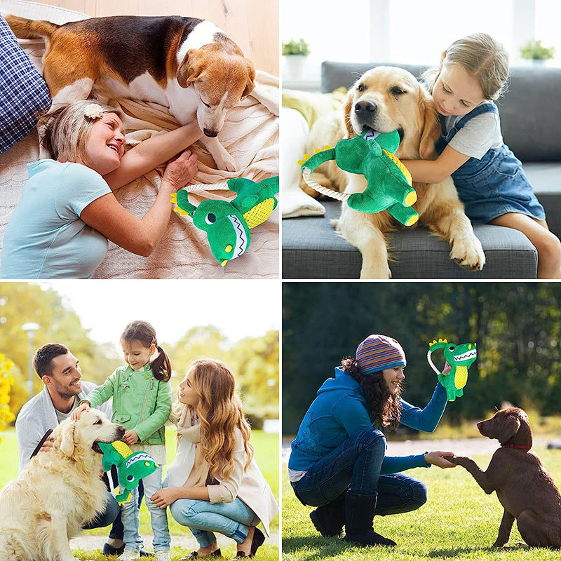 Dog Plush Sounding Chew Toy Durable