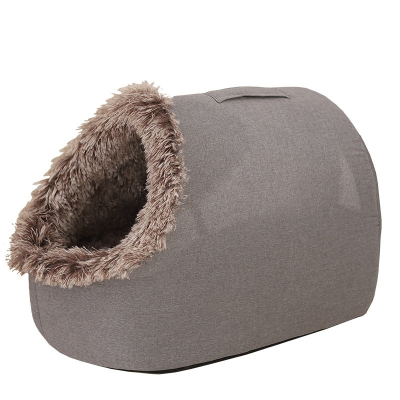 Enclosed Pet Bed, Portable For Small Dogs, Cats