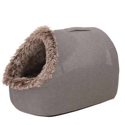 Enclosed Pet Bed, Portable For Small Dogs, Cats
