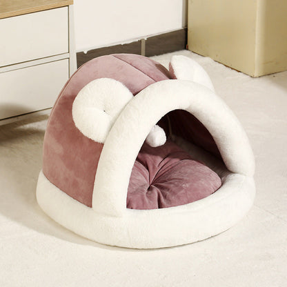 Pet Tent Cave Bed For Cats Small Dogs