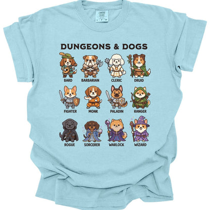 Dungeons & Dogs T-shirt - Comfort Colors